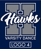 Bartlett Hawks Dance Unisex Crewneck Tee - Navy