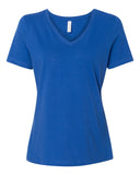 Ladies Relaxed Fit V-Neck Tee Shirt