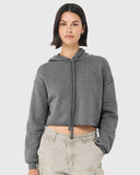 Bartlett Hawks Dance Women's Cropped Hooded Sweatshirt - Navy
