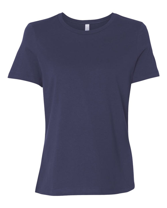 Women's Relaxed Jersey Crewneck Tee - Navy