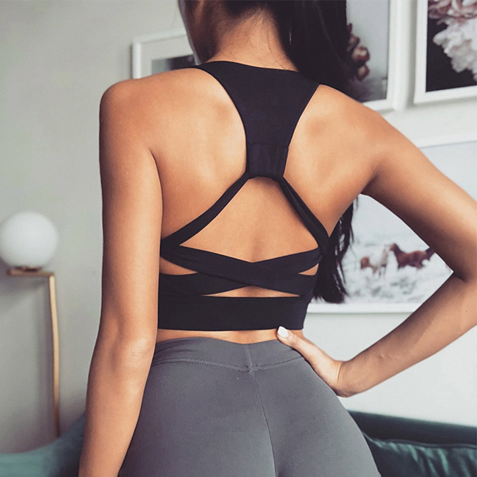 Today Is The Day Cross Back Strappy Sports Bra – Sparkle Jr.