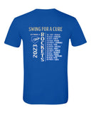 Swing for a Cure Adult Royal T-Shirt