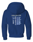 Swing for a Cure Youth Royal Hoodie