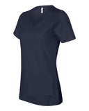 Bartlett Hawks Dance Women's Relaxed Jersey V-Neck Tee - Navy