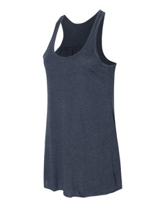 Blazers Baseball Women's Heather Navy Flowy Racerback Tank