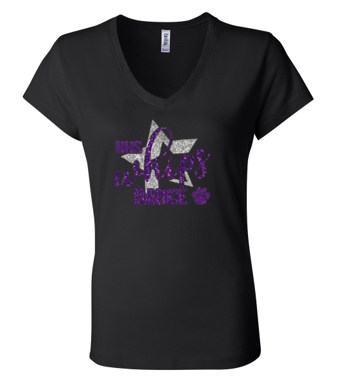 Hampshire Whips Dance Women’s Jersey V-Neck Tee