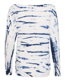 Hill Trailblazers Women's French Terry Off-the-Shoulder Tie-Dyed Sweatshirt